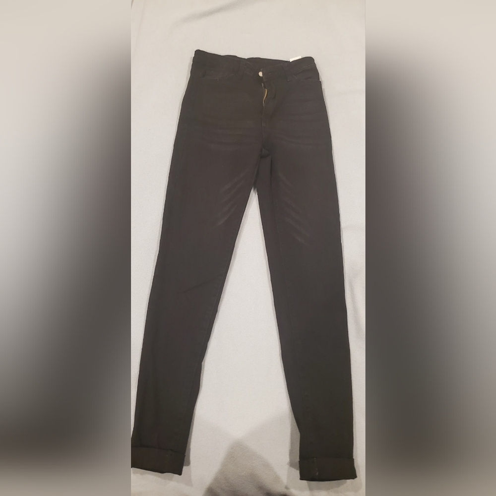 Shein- Dark Wash High Waisted Skinny Jeans